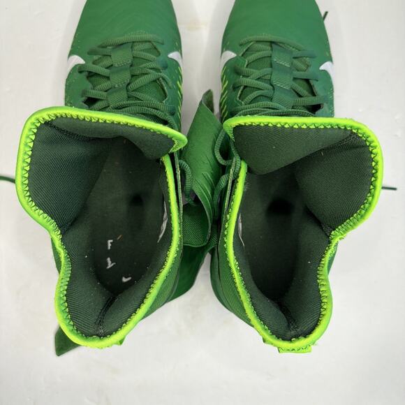 Nike Men’s size 13 Alpha Menace Pro II 2 Mid Football Cleats Green Shoes main image 12